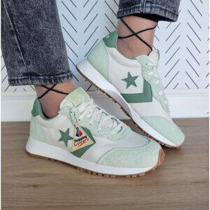 ❤️Converse Omega Trainer Ox Mint Green Women Shoes Sz 8 Suede Sneakers A16173C❤️